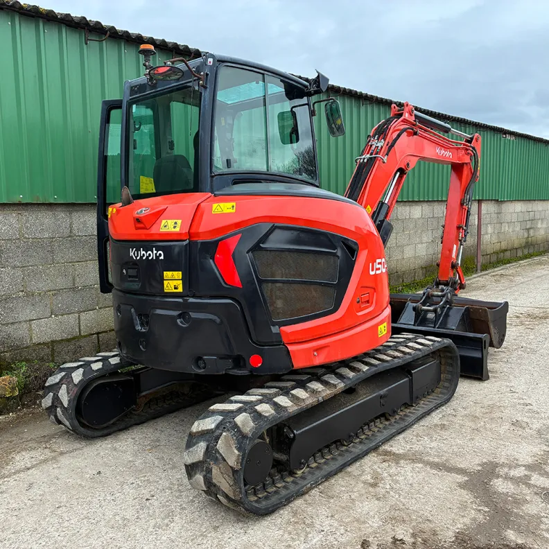 5T Excavator Kubota U50-5 High Spec Air Con & Reversing camera